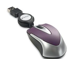 Verbatim USB Corded Mini Travel Optical Wired