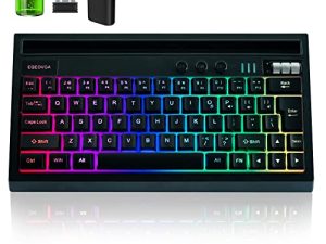 EQEOVGA L640 Clavier de jeu sans fil
