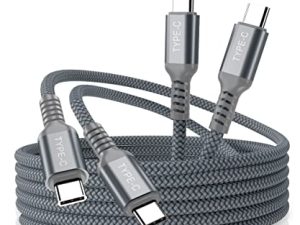 Elebase Lot de 2 câbles USB C