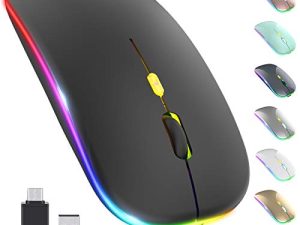 【Mise à niveau】 Souris sans fil LED