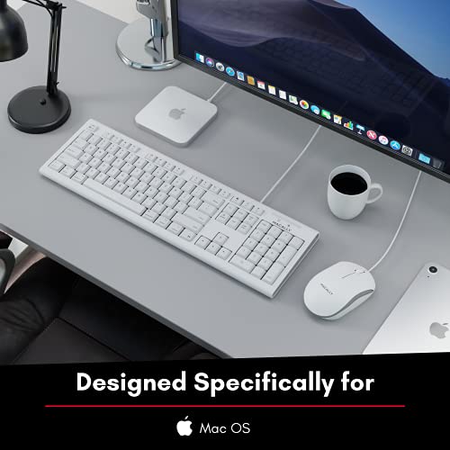 Macally Ensemble clavier et souris Mac filaire – Image 2