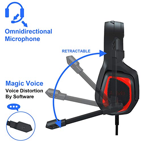 Casque d'ordinateur filaire avec microphone - Casque-2