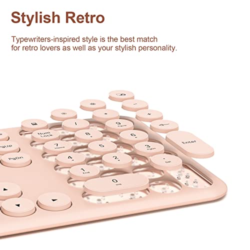 Mobifice Cute Clavier et Souris sans Fil – Image 2