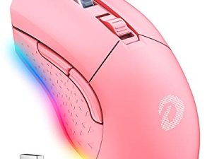 DAREU Rose Souris de jeu filaire sans