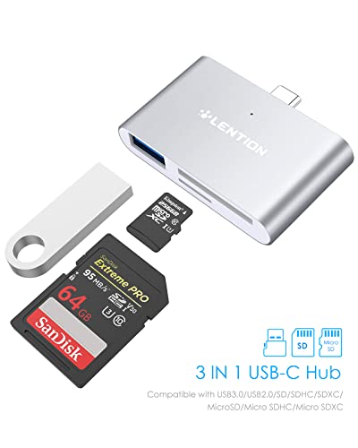LENTION Lecteur de carte USB C vers – Image 2