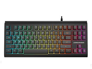 Clavier de jeu rétroéclairé à LED arc-en-ciel