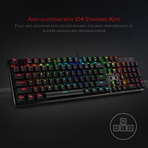 Redragon K556 RGB LED Clavier de jeu – Image 2