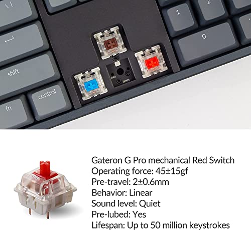 Keychron K10 RVB Clavier mécanique remplaçable à – Image 2