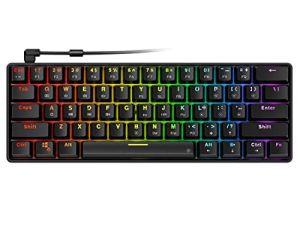 Punkston TH61 Clavier de jeu mécanique 60