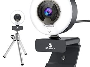 NexiGo 60FPS 1080P Streaming Webcam avec Mini