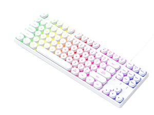 MYKYLIN Clavier de jeu bon marché Arc-en-ciel