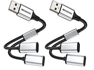 Adaptateur USB mâle vers 2 USB C