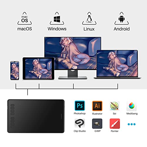 Huion Inspiroy H950P Tablette de dessin graphique – Image 2