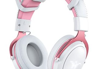 PHNIXGAM Casque de jeu mignon avec oreille