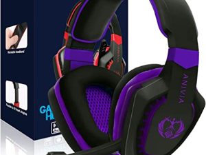 Anivia Casque d'ordinateur filaire avec micro Casque