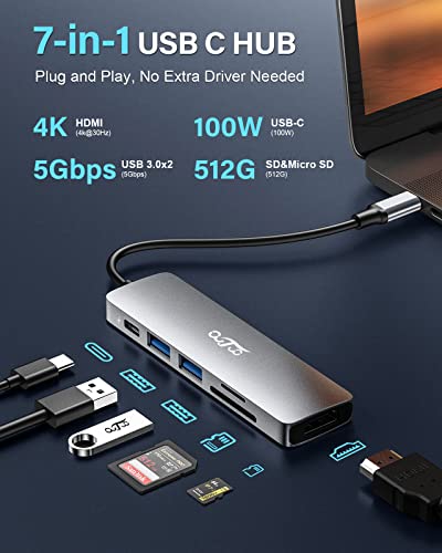 Hub USB C MacBook Adaptateur HDMI :-2