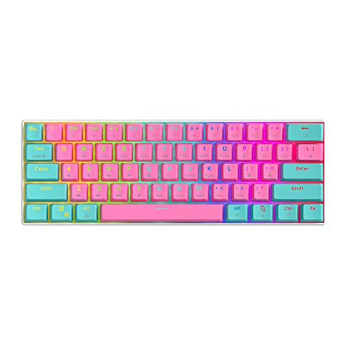 Fogruaden Clavier de jeu mécanique sans fil-2