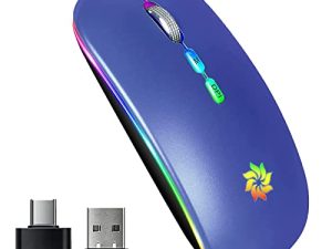 Souris sans fil LED Slim Silent Mouse