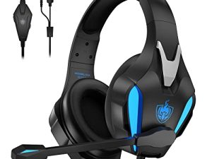 PHOINIKAS Casque de jeu PS4 pour PC