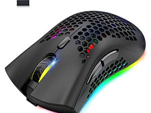 Souris de jeu sans fil légère en