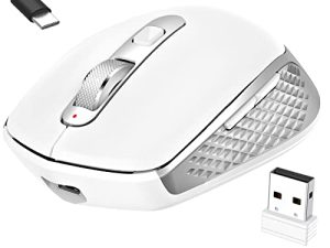 FENIFOX Souris Bluetooth Rechargeable Récepteur USB Souris