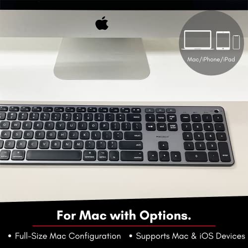 Clavier Bluetooth rétroéclairé Macally pour Mac et – Image 2