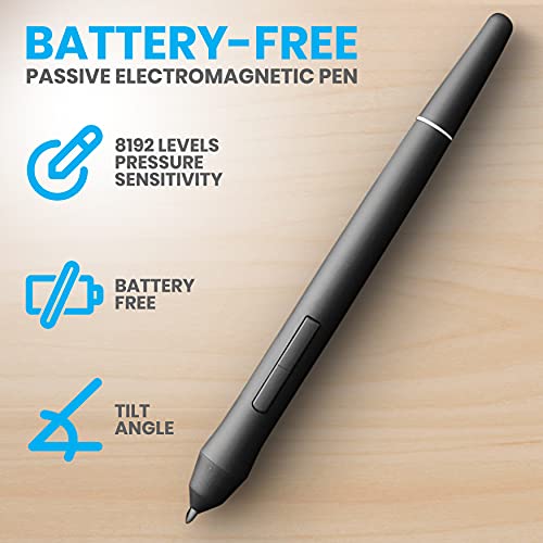 Tablette graphique SereneLife avec stylet passif - – Image 2