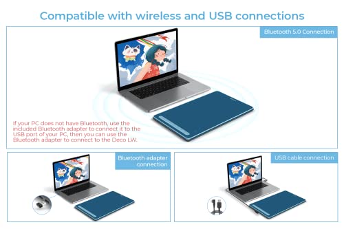 Tablette graphique sans fil XPPen Deco LW – Image 2