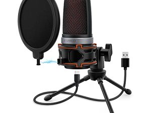 Microphone USB JOUNIVO pour ordinateur