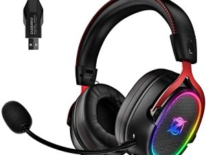 Ozeino Casque de jeu sans fil pour