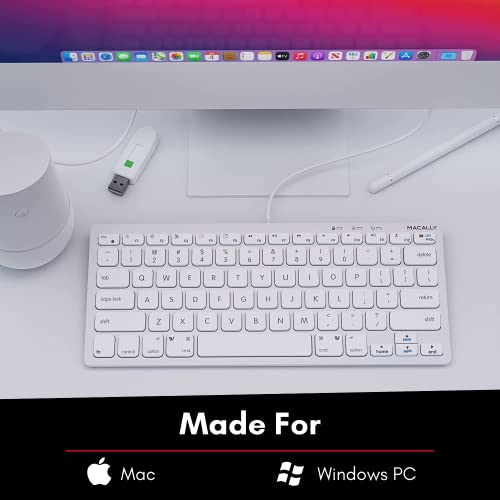 Clavier filaire USB Macally pour Mac et – Image 2