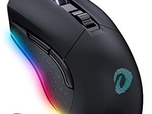 DAREU Souris de jeu filaire sans fil