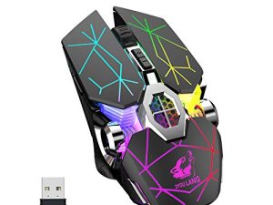 Souris de jeu sans fil Bluetooth rechargeable