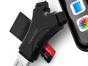 Lecteur de carte SD pour iPhone/iPad/Android/Mac/PC