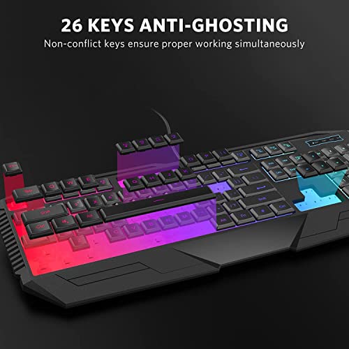 Ensemble clavier et souris de jeu TEWELL, – Image 2