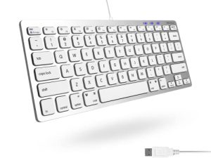 Petit clavier filaire Macally pour Mac et