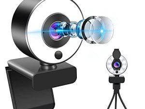 Webcam HD 1080p Banral avec microphone et