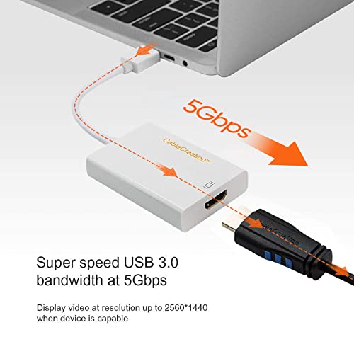 CableCreation Adaptateur USB HDMI avec puce DisplayLink, – Image 2
