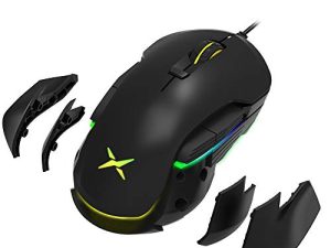 Souris de jeu ambidextre DeLUX avec 16000