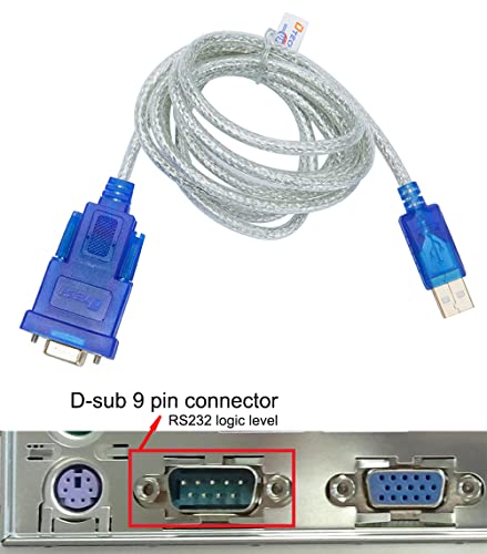 DTech Câble adaptateur série USB vers RS232 – Image 2
