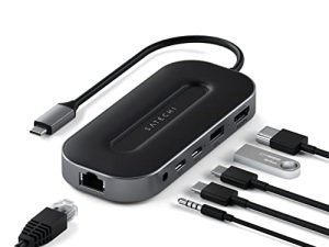 Adaptateur Multiport Satechi USB4 6-en-1 - Charge