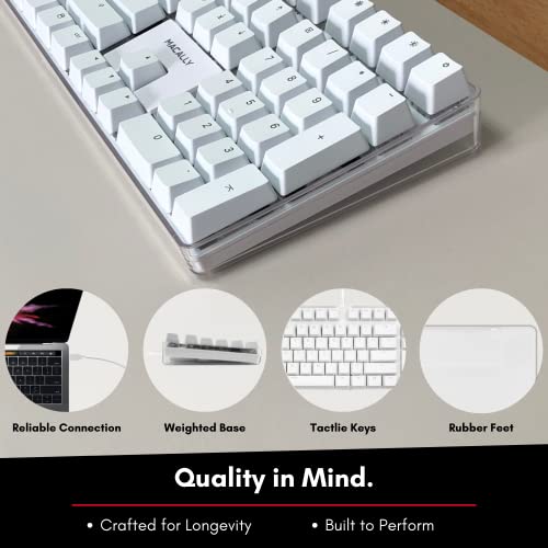 Clavier mécanique Macally rétroéclairé pour Mac – – Image 2