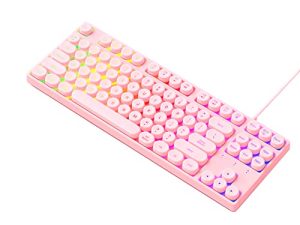 MYKYLIN Clavier de jeu bon marché Arc-en-ciel