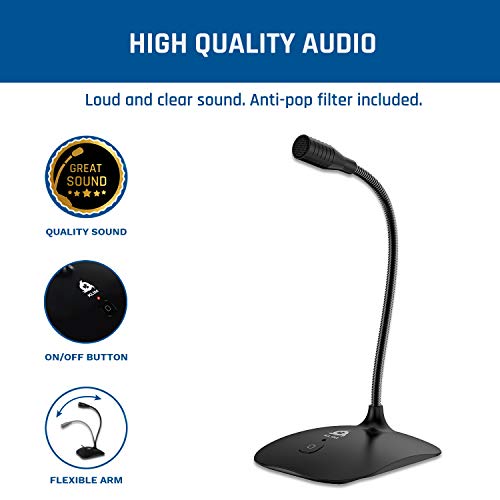 KLIM Talk Microphone de bureau USB pour – Image 2