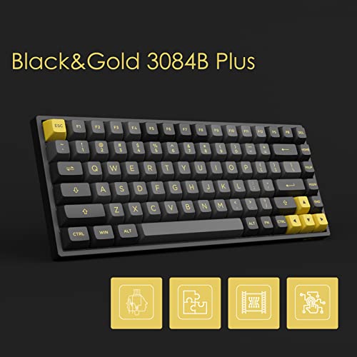 Akko 3084B Plus Black&Gold 75% 75% 84-Key – Image 2