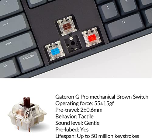 Keychron K10 Clavier mécanique RVB remplaçable à – Image 2