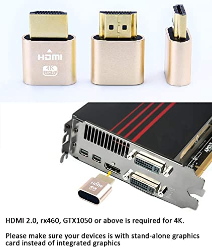 DTECH HDMI Dummy Plug Émulateur d'affichage 4K – Image 2