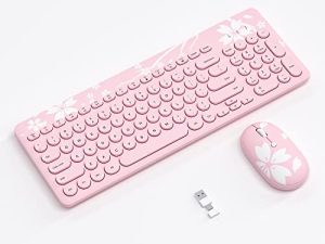 Mytrix Cute Sakura Rose Combo Clavier Souris