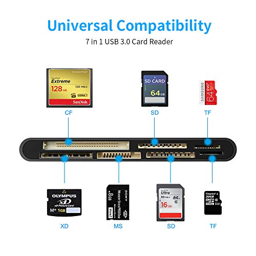 SD/TF/CF/Micro SD/XD/MS