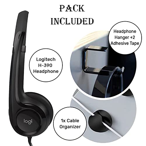 Casque USB Logitech H390 avec microphone antibruit – Image 2